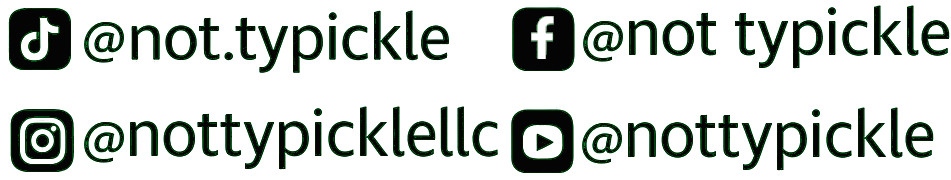 Home Not Typickle social handles
